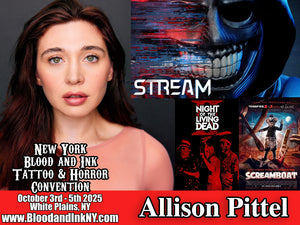 Allison Pittel Guest at the New York Blood and Ink Tattoo and Horror Convention at the Westchester County Center in White Plains NY