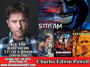 Charles Edwin Powell Guest at the New York Blood and Ink Tattoo and Horror Convention at the Westchester County Center in White Plains NY