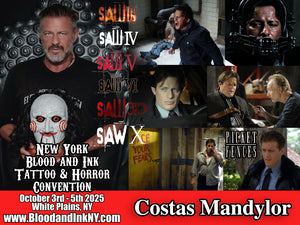 Costas Mandylor Saw Guest at the New York Blood and Ink Tattoo and Horror Convention at the Westchester County Center in White Plains NY