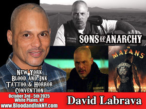 David Labrava Guest at the New York Blood and Ink Tattoo and Horror Convention at the Westchester County Center in White Plains NY from Sons of Anarchy and Mayans MC