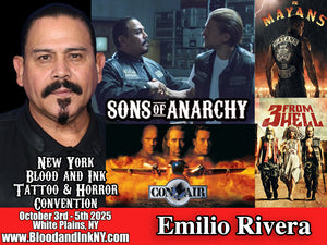 Emilio Rivera Guest at the New York Blood and Ink Tattoo and Horror Convention at the Westchester County Center in White Plains NY from Sons of Anarchy and Mayans MC
