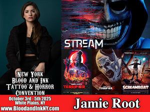 Jamie Root Guest at the New York Blood and Ink Tattoo and Horror Convention at the Westchester County Center in White Plains NY