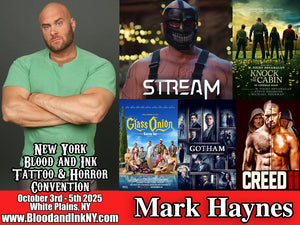Mark Haynes Guest at the New York Blood and Ink Tattoo and Horror Convention at the Westchester County Center in White Plains NY