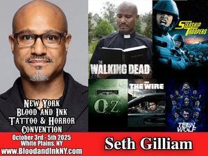 Seth Gilliam Guest at the New York Blood and Ink Tattoo and Horror Convention at the Westchester County Center in White Plains NY