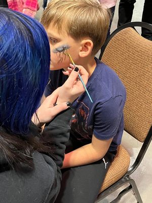 Kids zone at the Blood and Ink Tattoo Horror Con at the Westchester County Center in White Plains New York