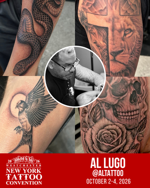 Al Lugo Westchester New York Tattoo Convention Westchester County Center White Plains NY