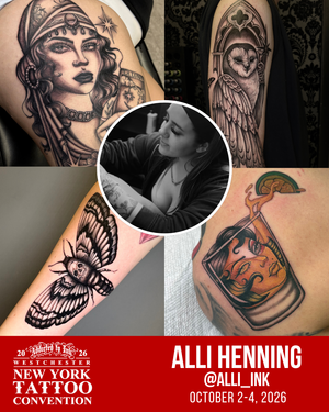 Alli Henning Westchester New York Tattoo Convention Westchester County Center White Plains NY