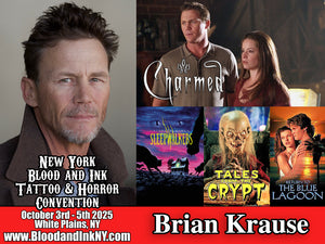 Brian Krause Charmed Guest at the New York Blood and Ink Tattoo and Horror Convention at the Westchester County Center in White Plains NY