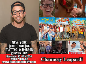 Chauncey Leopardi from the Sandlot Guest at the Blood and Ink Tattoo & Horror Con at the westchester County Center in White Plains, NY