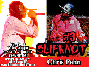 Chris Fehn Slipknot Guest at the New York Blood and Ink Tattoo and Horror Convention at the Westchester County Center in White Plains NY