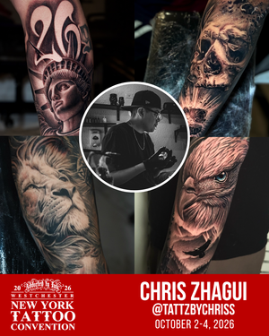 Chris Zhagui Westchester New York Tattoo Convention Westchester County Center White Plains NY
