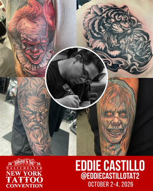 Eddie Castillo Westchester New York Tattoo Convention Westchester County Center White Plains NY