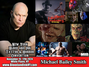 Michael Bailey Smith Hills Have Eyes, Charmed, Nightmare On Elm Street, The Thing Fantastic Four Guest at the Blood and Ink Tattoo & Horror Con at the westchester County Center in White Plains, NY