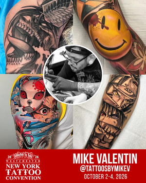Mike Valentin Westchester New York Tattoo Convention Westchester County Center White Plains NY