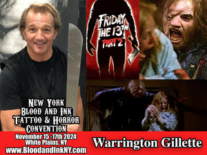 Warrington Gillette Jason Unmasked Friday the 13th Part 2Guest at the Blood and Ink Tattoo & Horror Con at the westchester County Center in White Plains, NY